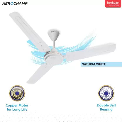 Hindware Aerochamp 1200 mm 3 Blade Ceiling Fan (White, Pack of 1) Hindware Aerochamp 1200 mm 3 Blade Ceiling Fan (White, Pack of 1)